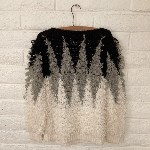 Vintage Answers by Riddles Inc 80s Shaggy Sweater - Picture 3 of 7